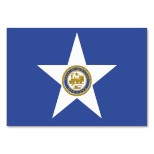 Carte patriotique avec Drapeau de Houston