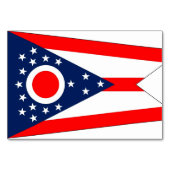 Carte patriotique avec Drapeau de l'Ohio (Devant)