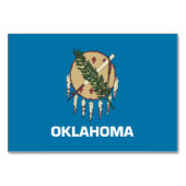 Carte patriotique avec Drapeau de l'Oklahoma (Devant)