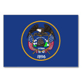 Carte patriotique avec Drapeau de l'Utah (Devant)