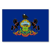 Carte Patriotique avec Drapeau de Pennsylvanie (Devant)