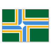 Carte Patriotique avec Drapeau de Portland (Dos)