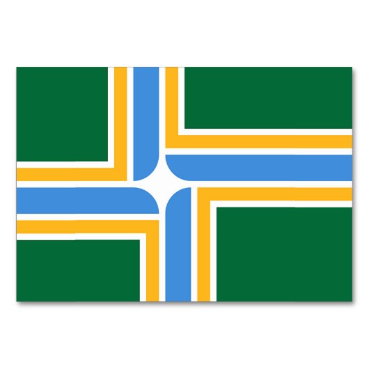 Carte Patriotique avec Drapeau de Portland (Devant)