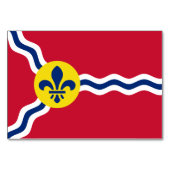 Carte patriotique avec Drapeau de Saint-Louis (Dos)