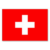 Carte patriotique avec Drapeau de Suisse (Devant)