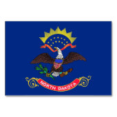 Carte patriotique avec Drapeau du Dakota du Nord (Devant)