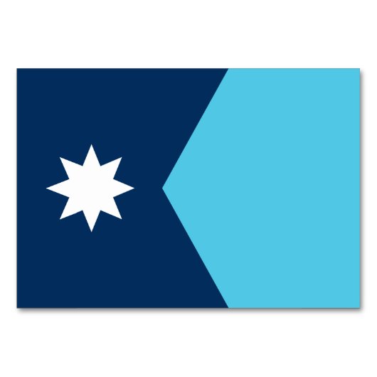 Carte Patriotique avec Drapeau du Minnesota, USA (Devant)