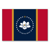 Carte patriotique avec Drapeau du Mississippi (Dos)