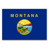 Carte patriotique avec Drapeau du Montana (Devant)