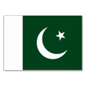 Carte patriotique avec Drapeau du Pakistan (Dos)