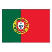 Carte patriotique avec Drapeau du Portugal (Devant)