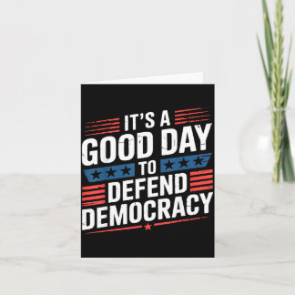 Carte Patriotique C'est une bonne journée pour défendre