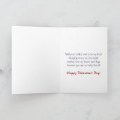 Carte patriotique de coeur de heureuse (Intérieur)