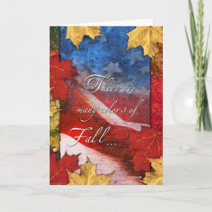Carte patriotique de thanksgiving
