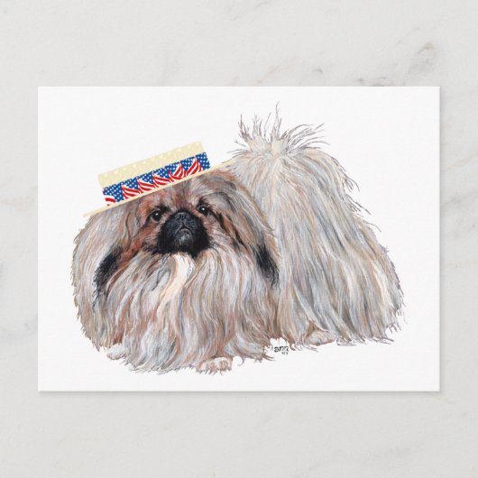 Carte Patriotique Pekingese (Devant)