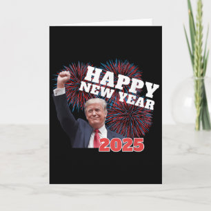 Carte Patriotique Trump Bonne Année 2025 Papa Est à la M