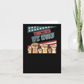 Carte Patriotique Trump We Won Men Femmes Ados Enfant 47