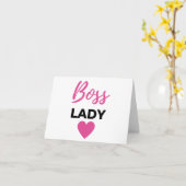 Carte Patron Lady 2 (Fleur jaune)