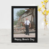 Carte Patron qui n'a pas peur d'un peu de travail dur! (Fleur jaune)