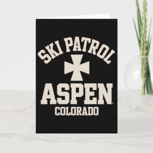 Carte Patrouille de Ski Aspen Colorado Ski et Snowboard