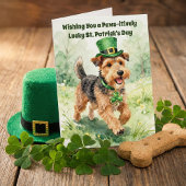 Carte Patte-positivement Chanceux St. Patrick's Day Terr