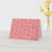 Carte Patter les yoga poses | Yoga seamless pattern 17 (Fleur jaune)
