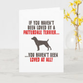 Carte Patterdale Terrier (Fleur jaune)