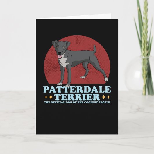 Carte Patterdale Terrier Chien Des Patterdales Les Plus  (Devant)