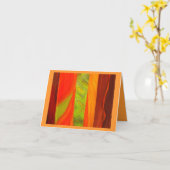 Carte Patterned (Fleur jaune)