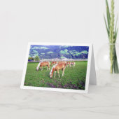 Carte Pâturage des chevaux en Autriche (Devant)