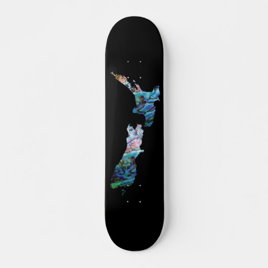 CARTE PAUA - NOUVELLE-ZÉLANDE SKATEBOARD (Devant)