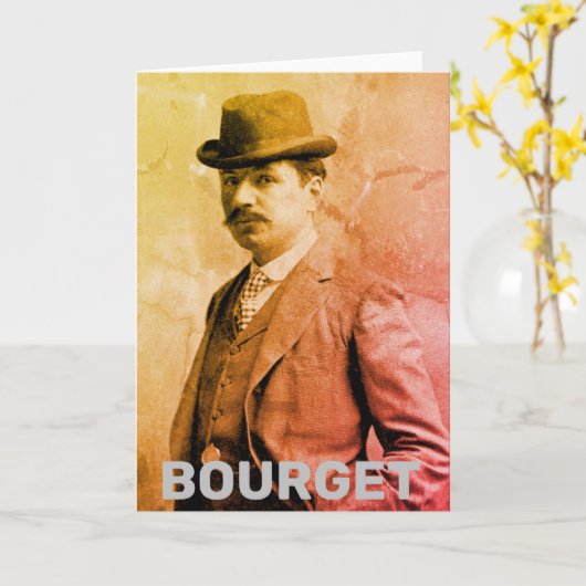 Carte Paul Bourget (Fleur jaune)