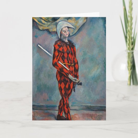 Carte Paul Cezanne - Arlequin (Devant)