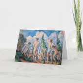 Carte Paul Cezanne - Bathers (Devant)