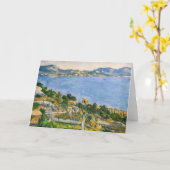 Carte Paul Cezanne - Golfe de Marseille vu d'Estaque (Fleur jaune)