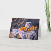 Carte Paul Cezanne - La vie morte avec un rideau (Devant)