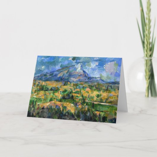 Carte Paul Cezanne - Mont Sainte-Victoire (Devant)