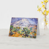 Carte Paul Cezanne - Mont Sainte-Victoire, Route de la T (Fleur jaune)