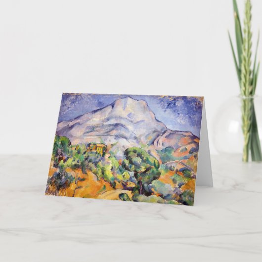 Carte Paul Cezanne - Mont Sainte-Victoire, Route de la T (Devant)