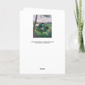 Carte Paul Cezanne - Pin à Estaque (Dos)