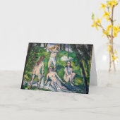 Carte Paul Cezanne - Quatre Baignades (Fleur jaune)