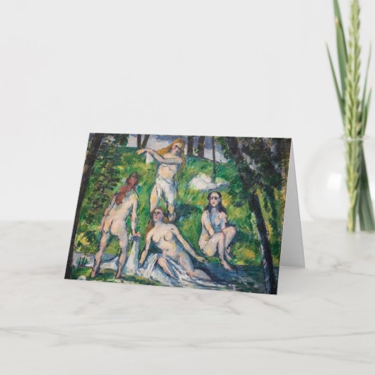 Carte Paul Cezanne - Quatre Baignades (Devant)