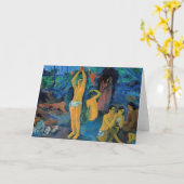 Carte Paul Gauguin - D'Où Sommes-Nous Venus ? (Fleur jaune)