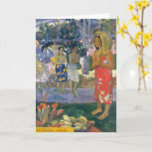 Carte Paul Gauguin - Hail Mary / Ia Orana Maria (Fleur jaune)