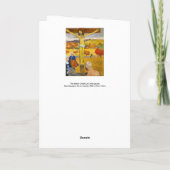 Carte Paul Gauguin - Le Christ Jaune (Dos)