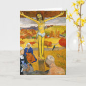 Carte Paul Gauguin - Le Christ Jaune (Fleur jaune)
