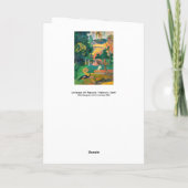 Carte Paul Gauguin - Paysage avec Peacocks / Matamoe (Dos)