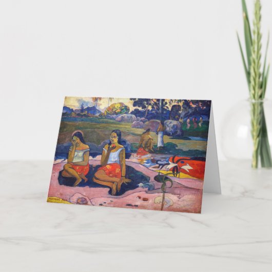 Carte Paul Gauguin - Source sacrée, doux rêves (Devant)
