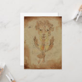 Carte Paul Klee - Angelus Novus (Devant/Arrière en situation)