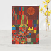 Carte Paul Klee Art (Fleur jaune)